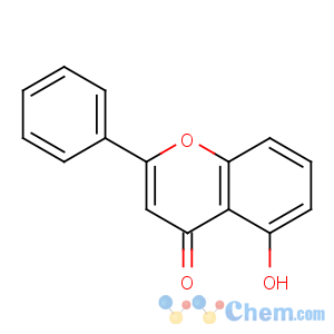 CAS No:491-78-1 5-hydroxy-2-phenylchromen-4-one