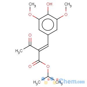 CAS No:491851-35-5 butanoic acid2-[(4-hydroxy-3,5-dimethoxyphenyl)methylene]-3-oxo-1-methylethyl ester