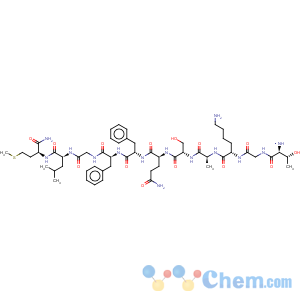 CAS No:491851-53-7 L-Methioninamide,L-threonylglycyl-L-lysyl-L-alanyl-L-seryl-L-glutaminyl-L-phenylalanyl-L-phenylalanylglycyl-L-leucyl-
