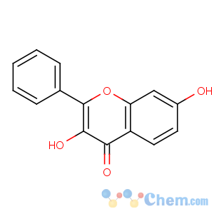 CAS No:492-00-2 3,7-dihydroxy-2-phenylchromen-4-one