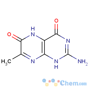 CAS No:492-10-4 2-amino-1,5-dihydro-7-methylpteridine-4,6-dione