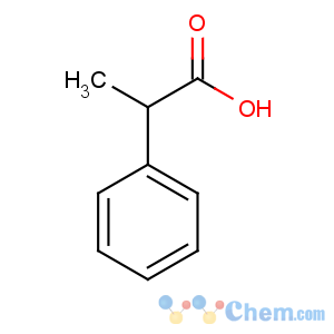 CAS No:492-37-5 2-phenylpropanoic acid