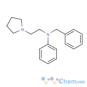 CAS No:493-80-1 N-benzyl-N-(2-pyrrolidin-1-ylethyl)aniline