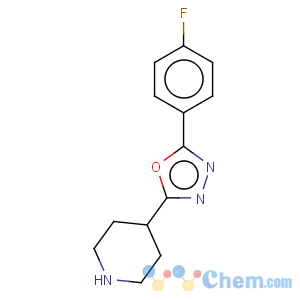 CAS No:493024-40-1 4-[5-(4-fluorophenyl)-1,3,4-oxadiazol-2-yl]piperidine