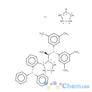 CAS No:494227-31-5 (r)-1-[(r)-2-[2-(diphenylphosphino)phenyl]ferrocenyl]ethyldi(3,5-xylyl)phosphine