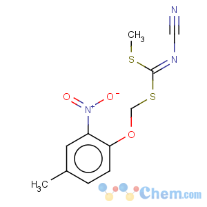 CAS No:494763-18-7 methyl [(4-methyl-2-nitrophenoxy)methyl]cyanocarbonimidodithioate