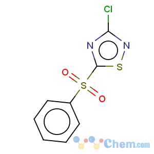 CAS No:494763-22-3 1,2,4-Thiadiazole,3-chloro-5-(phenylsulfonyl)-