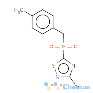 CAS No:494763-25-6 3-Bromo-5-(4-methylbenzylsulfonyl)-1,2,4-thiadiazole