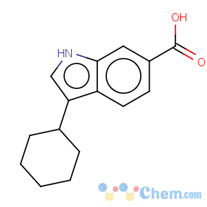 CAS No:494799-17-6 1H-Indole-6-carboxylicacid, 3-cyclohexyl-