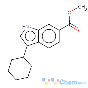 CAS No:494799-18-7 1H-Indole-6-carboxylicacid, 3-cyclohexyl-, methyl ester