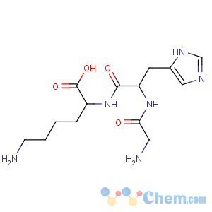 CAS No:49557-75-7 (2S)-6-amino-2-[[(2S)-2-[(2-aminoacetyl)amino]-3-(1H-imidazol-5-yl)<br />propanoyl]amino]hexanoic acid