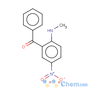 CAS No:4958-56-9 Methanone,[2-(methylamino)-5-nitrophenyl]phenyl-