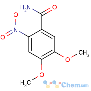 CAS No:4959-60-8 4,5-dimethoxy-2-nitrobenzamide