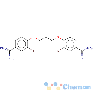 CAS No:496-00-4 Benzenecarboximidamide,4,4'-[1,3-propanediylbis(oxy)]bis[3-bromo-