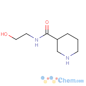 CAS No:496057-54-6 3-Piperidinecarboxamide,N-(2-hydroxyethyl)-