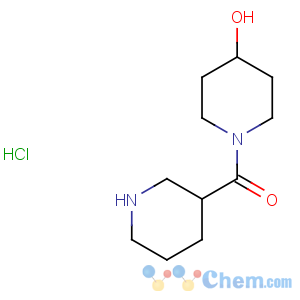 CAS No:496057-57-9 (4-Hydroxy-piperidin-1-yl)-piperidin-3-yl-methanone x HCl
