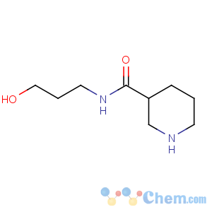 CAS No:496057-59-1 piperidine-3-carboxylic acid (3-hydroxy-propyl)-amide