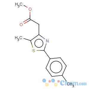 CAS No:496062-19-2 4-Thiazoleacetic acid,5-methyl-2-(4-methylphenyl)-, methyl ester