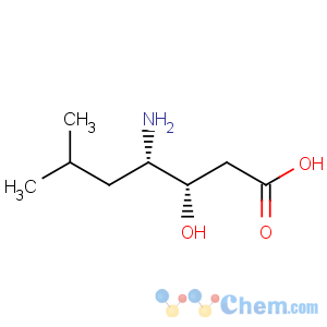 CAS No:49642-07-1 Heptanoic acid,4-amino-3-hydroxy-6-methyl-, (3S,4S)-
