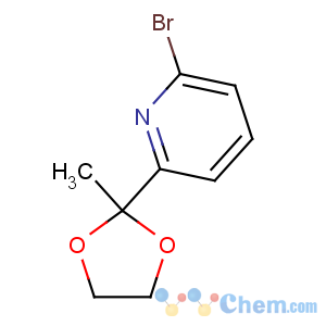 CAS No:49669-14-9 2-bromo-6-(2-methyl-1,3-dioxolan-2-yl)pyridine