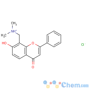CAS No:49679-23-4 (7-hydroxy-4-oxo-2-phenylchromen-8-yl)methyl-dimethylazanium