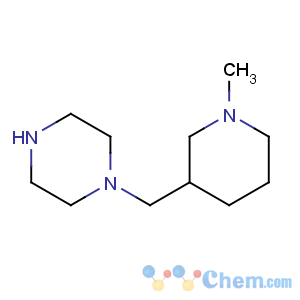 CAS No:496808-03-8 1-[(1-methylpiperidin-3-yl)methyl]piperazine