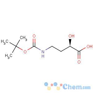 CAS No:496918-28-6 butanoic acid, 4-[[(1,1-dimethylethoxy)carbonyl]amino]-2-hydroxy-, (2r)- (9ci)