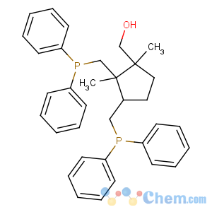 CAS No:497262-02-9 [(1R,2R,3S)-2,3-bis(diphenylphosphanylmethyl)-1,<br />2-dimethylcyclopentyl]methanol