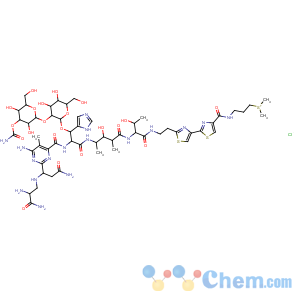 CAS No:49830-49-1 Bleomycinamide,N1-[3-(dimethylsulfonio)propyl]-, chloride (9CI)