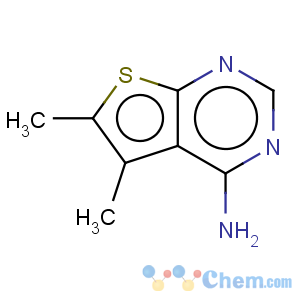 CAS No:4994-89-2 5,6-Dimethyl-thieno[2,3-d]pyrimidin-4-ylamine