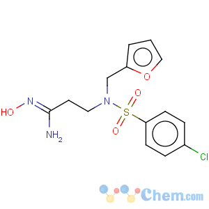 CAS No:499769-99-2 3-[[(4-Chlorophenyl)sulfonyl](2-furylmethyl)amino]-N'-hydroxypropanimidamide