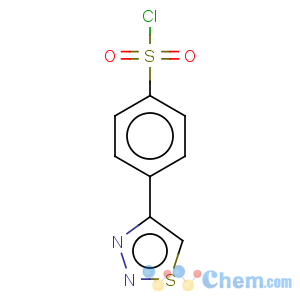 CAS No:499771-00-5 4-(1,2,3-thiadiazol-4-yl)benzenesulfonyl chloride