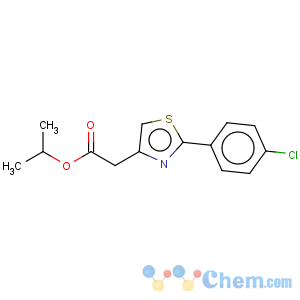 CAS No:499771-13-0 isopropyl 2-[2-(4-chlorophenyl)-1,3-thiazol-4-yl]acetate