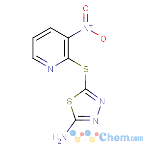 CAS No:499771-19-6 5-(3-nitropyridin-2-yl)sulfanyl-1,3,4-thiadiazol-2-amine