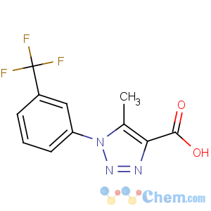 CAS No:499771-21-0 5-methyl-1-[3-(trifluoromethyl)phenyl]triazole-4-carboxylic acid
