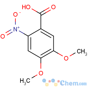 CAS No:4998-07-6 4,5-dimethoxy-2-nitrobenzoic acid