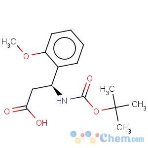 CAS No:499995-76-5 boc-(s)-3-amino-3-(2-methoxy-phenyl)-propionic acid