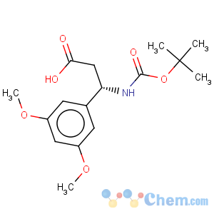 CAS No:499995-85-6 boc-(s)-3-amino-3-(3,5-dimethoxy-phenyl)-propionic acid