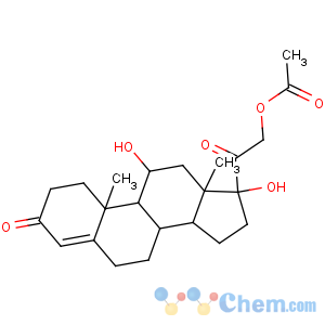 CAS No:50-03-3 [2-[(8S,9S,10R,11S,13S,14S,17R)-11,17-dihydroxy-10,13-dimethyl-3-oxo-2,<br />6,7,8,9,11,12,14,15,<br />16-decahydro-1H-cyclopenta[a]phenanthren-17-yl]-2-oxoethyl] acetate