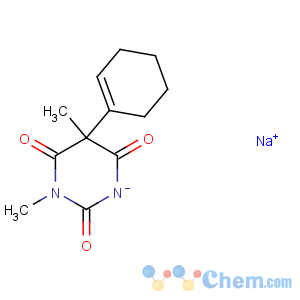 CAS No:50-09-9 Hexobarbital sodium