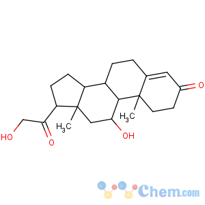 CAS No:50-22-6 (8S,9S,10R,11S,13S,14S,17S)-11-hydroxy-17-(2-hydroxyacetyl)-10,<br />13-dimethyl-1,2,6,7,8,9,11,12,14,15,16,<br />17-dodecahydrocyclopenta[a]phenanthren-3-one