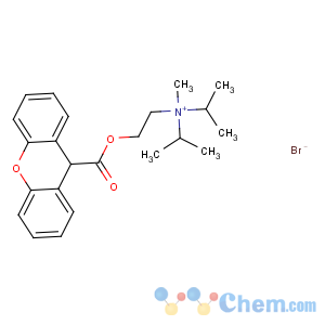 CAS No:50-34-0 methyl-di(propan-2-yl)-[2-(9H-xanthene-9-carbonyloxy)ethyl]azanium