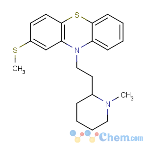CAS No:50-52-2 10-[2-(1-methylpiperidin-2-yl)ethyl]-2-methylsulfanylphenothiazine