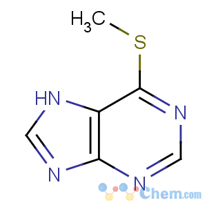 CAS No:50-66-8 6-methylsulfanyl-7H-purine