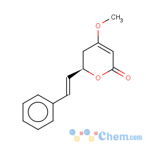 CAS No:500-64-1 2H-Pyran-2-one,5,6-dihydro-4-methoxy-6-[(1E)-2-phenylethenyl]-, (6R)-