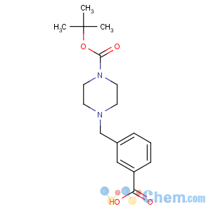 CAS No:500013-38-7 3-[[4-[(2-methylpropan-2-yl)oxycarbonyl]piperazin-1-yl]methyl]benzoic<br />acid