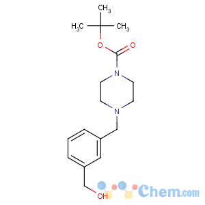 CAS No:500013-39-8 tert-butyl 4-[[3-(hydroxymethyl)phenyl]methyl]piperazine-1-carboxylate