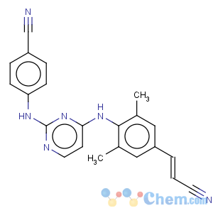 CAS No:500287-72-9 Benzonitrile,4-[[4-[[4-[(1E)-2-cyanoethenyl]-2,6-dimethylphenyl]amino]-2-pyrimidinyl]amino]-