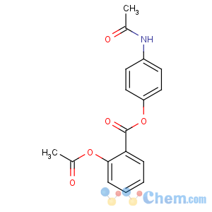 CAS No:5003-48-5 (4-acetamidophenyl) 2-acetyloxybenzoate