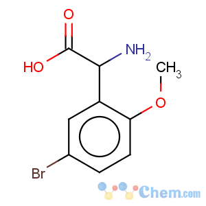 CAS No:500696-01-5 amino(5-bromo-2-methoxyphenyl)acetic acid